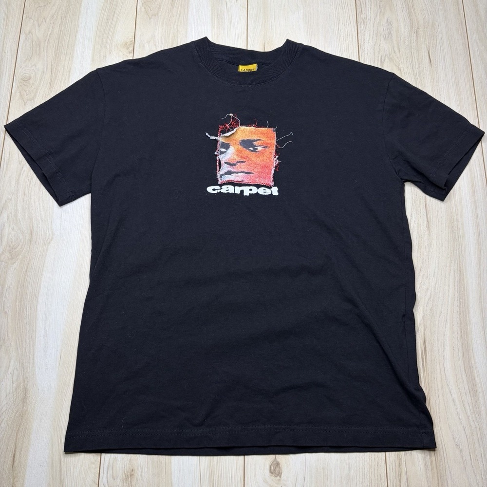 Carpet Company Wear N Tear T-Shirt Mens Size Medium Black